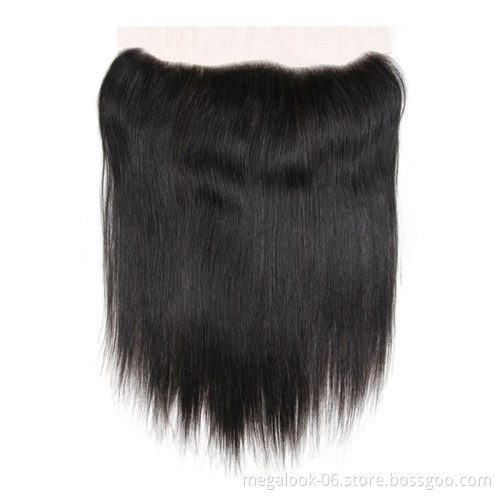 10 A Straight Texture Mink Brazilian Virgin Hair Bundle With Ear To Ear Lace Frontal Closure